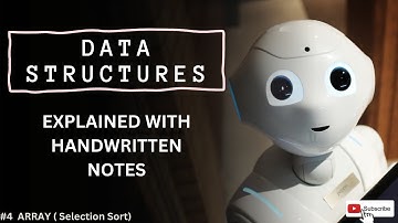 #3.1.3 Selection sort in array (C-programming) //@brevilearning