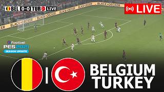 Belgium vs Turkey | UEFA Nations League 2026 | eFootball PES Simulation & Gameplay