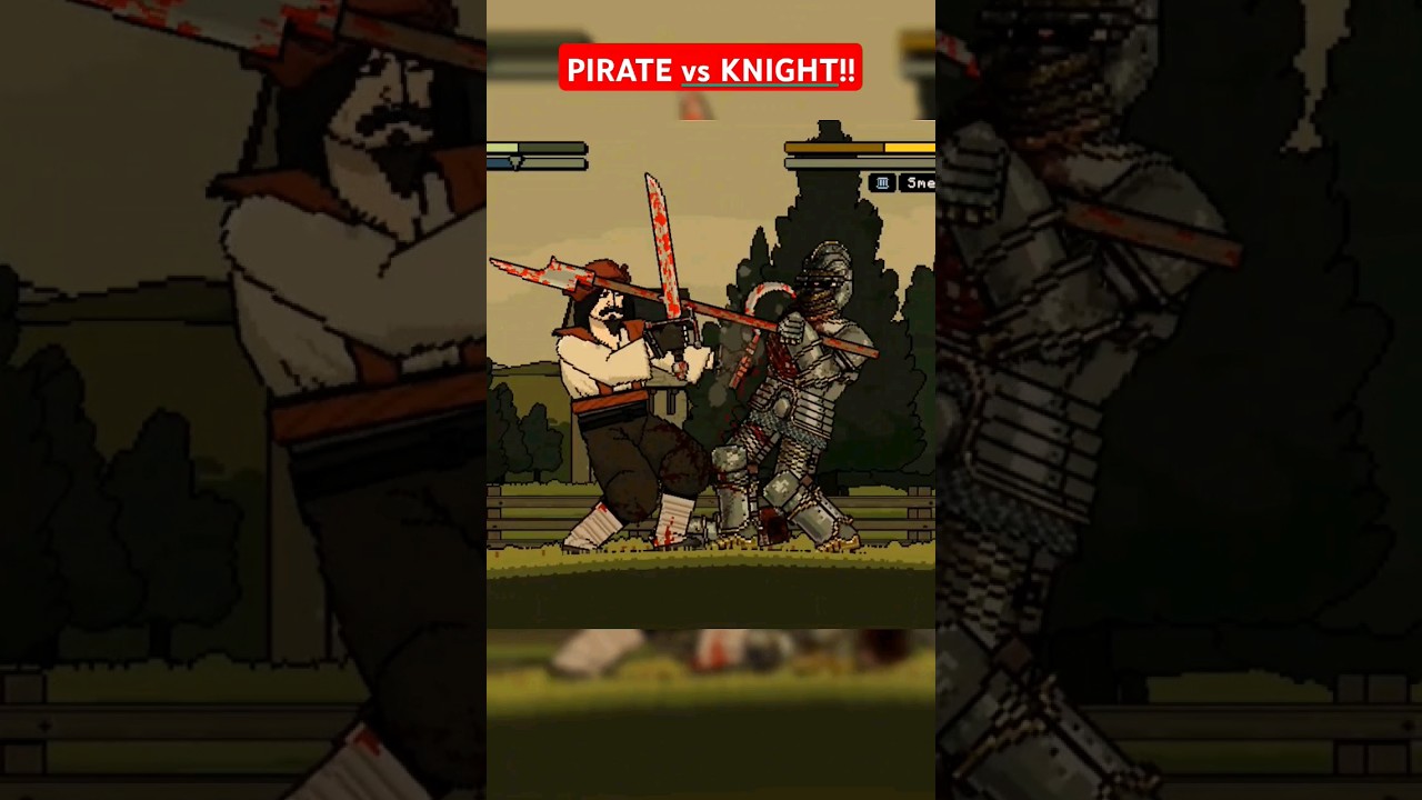 PIRATE vs KNIGHT!! 