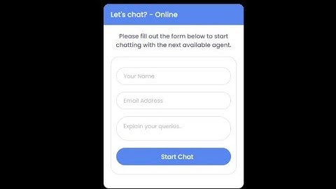 Responsive Chat Box HTML & CSS