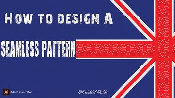 How to design a seamless pattern in adobe illustrator | Pattern design | vector design | designing