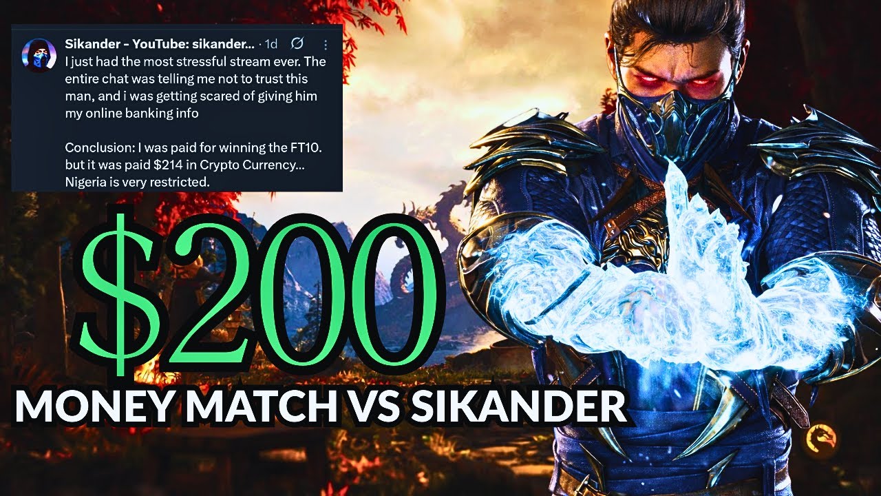 [MK1] I Fought SIKANDER(the best SUB-ZERO in the WORLD)