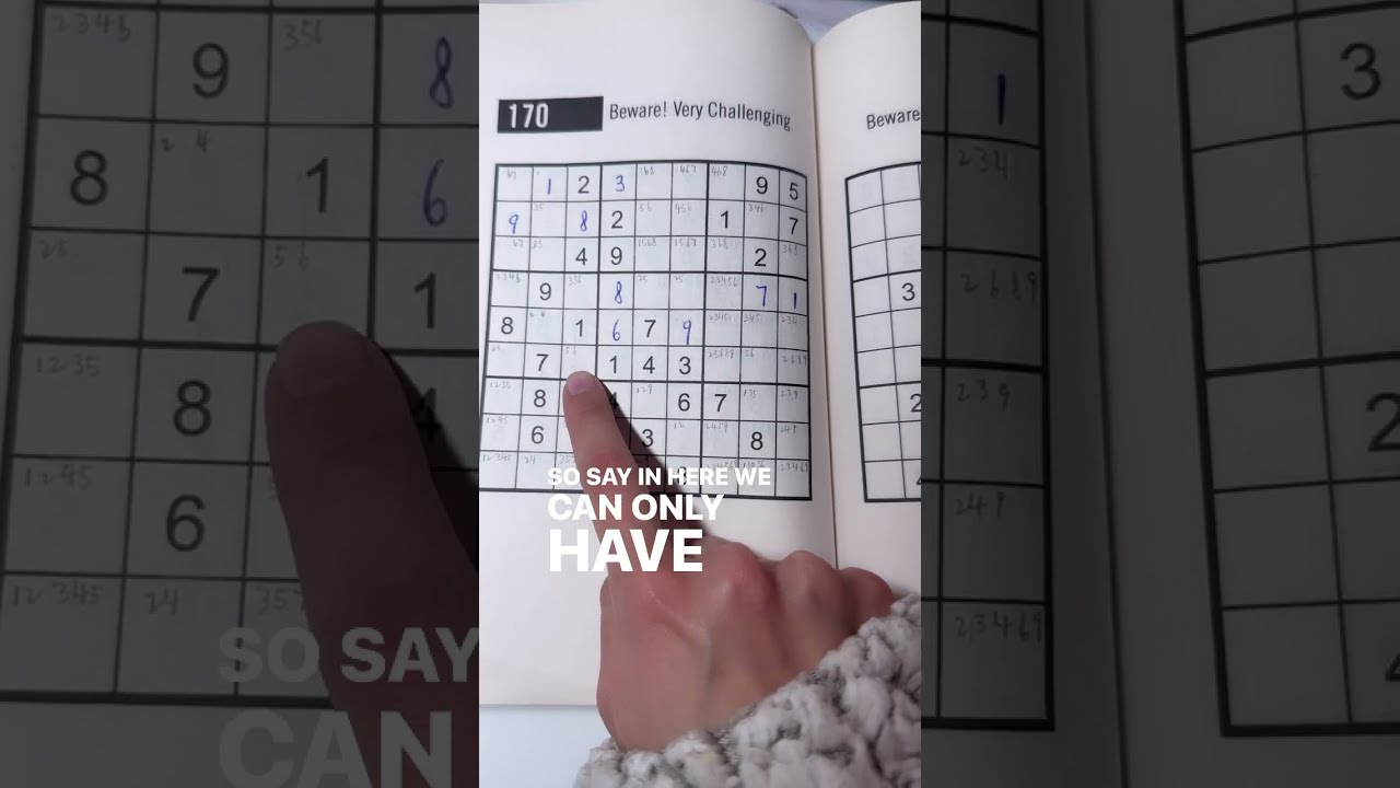 How To Solve Sudoku With This Easy Trick Shorts
