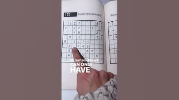 How to Solve Sudoku with This Easy Trick! #shorts