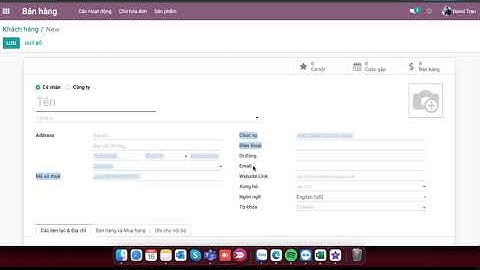 TopERP | Cách tạo thông tin khách hàng trên Odoo P.1