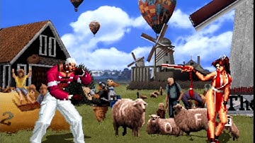 The King of Fighters 2002 (PlayStation 2) Arcade as Orochi Team (Evil)