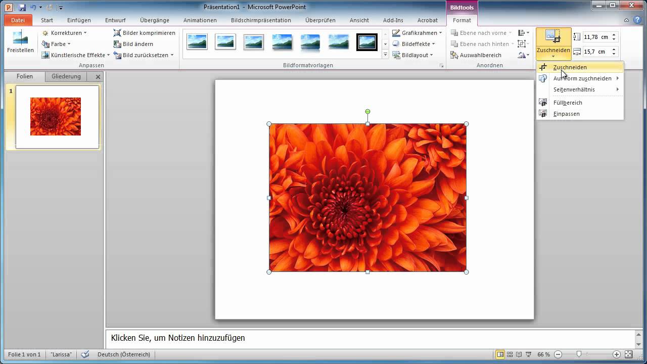 Powerpoint 10 Bilder Auf Beliebige Formen Zuschneiden Youtube