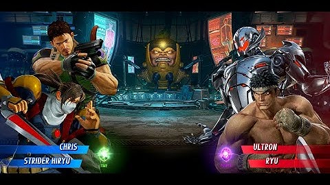 CHRIS & STRIDER HIRYU VS ULTRON & RYU