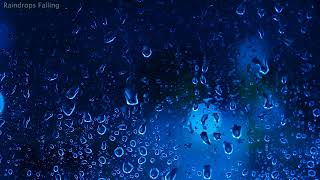 Drifting to Sleep with Rain Sound On Window 🌙 24 Hours Dark Screen Deep Sleep | No Ads