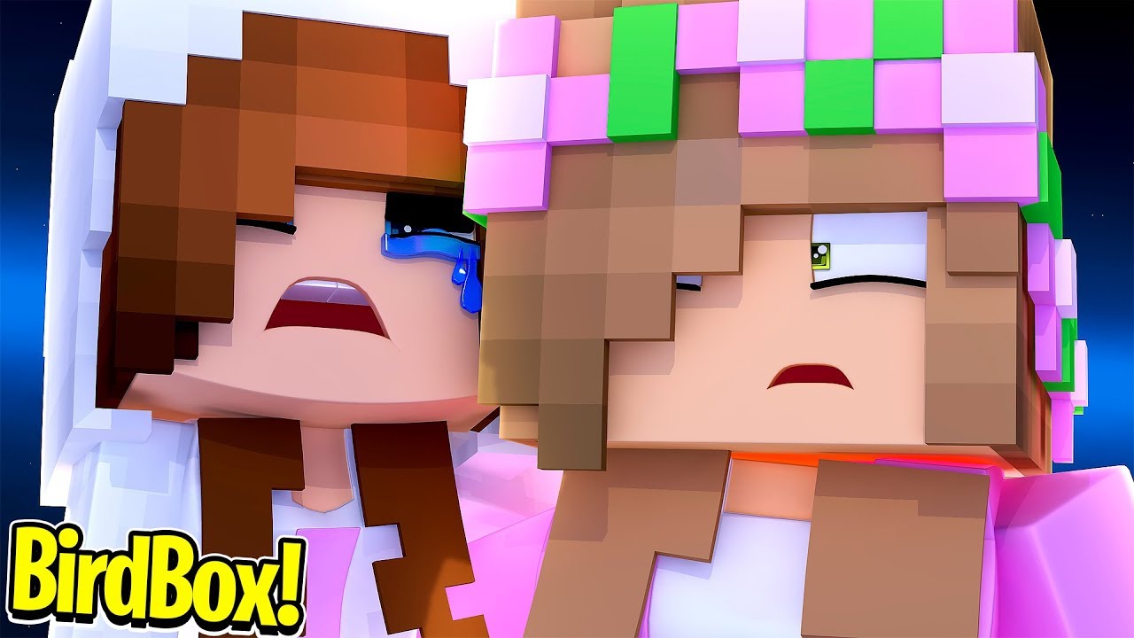 Minecraft BIRDBOX: LITTLE KELLY'S STORY | Little Carly Adventure's.