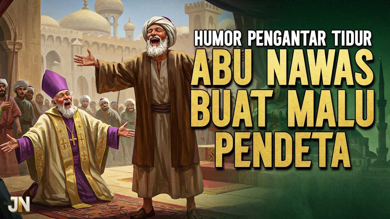 ABU NAWAS BUAT MALU PENDETA KRISTEN DI DEPAN RAJA HARUN || CERITA LUCU PENGANTAR TIDUR