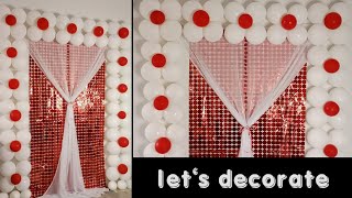 birthday decoration ideas at home/how to decorate birthday party at home/party decoration