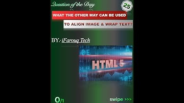 025 (What other ways can be used to align images and wrap text?) | Questions of the day