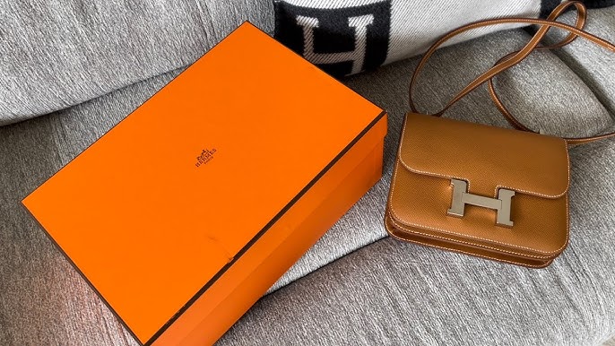 Hermès Unboxing  Mini Kelly Picnic Blue Brume 