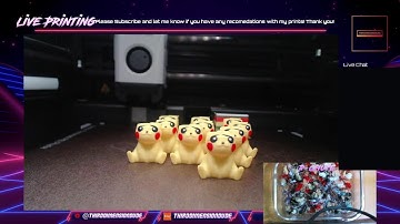 24/7 Live Stream 3D Printing  on my Bambu Lab P1S  with Polymaker