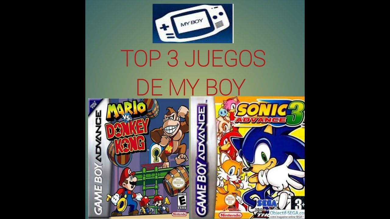 Top 3 juegos de my boy - YouTube