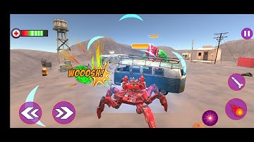 Spider Tank Robot Car Game Elephant Robot game #4 Android Gameplay