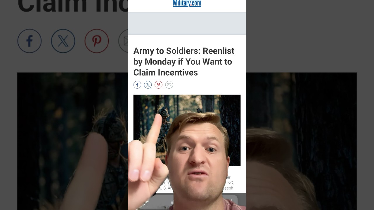 Reenlistment Bonus Deadline 2025