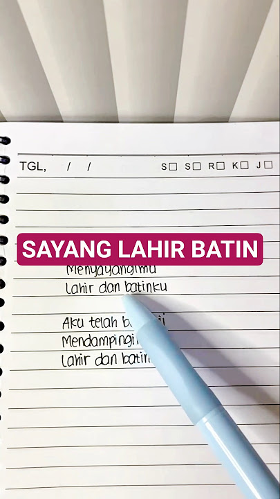 SAYANG LAHIR BATIN - Wali Cover || Lirik Lagu aku telah berjanji menyayangimu || Viral Tiktok