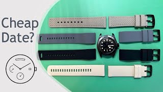 Tudor, Rolex, and CW Watches on Low Cost Straps