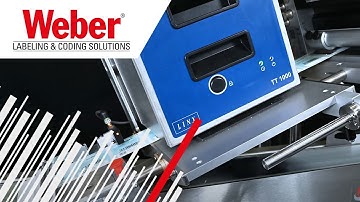Alpha HSM with thermal transfer printer | Weber Marking Systems