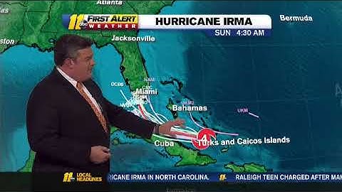 Where is Hurricane IRMA now?