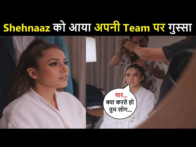 अपने Makeup Artist और Hairstylist पर भड़की Shehnaaz Gill |