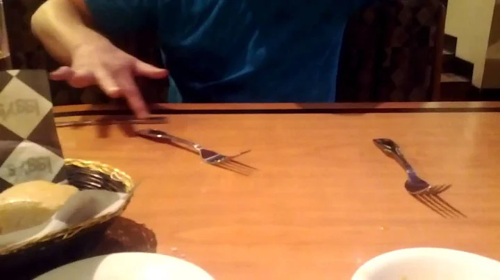 Magnetized Silverware at Resteraunt