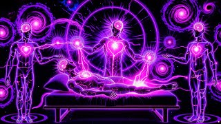 Brain Massage While You Sleep, Melatonin Release, Stop Overthinking, Worry & Stress - 528hz