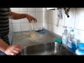 Shaping pizza