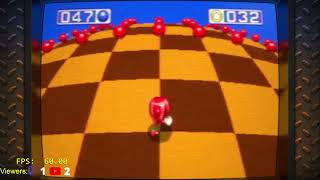 Sonic 3 Complete, Knuckles Playthrough - New Composite Video Rainbow Filter - RetroArch