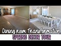 *SPRING* DINING ROOM  TOUR│DINING ROOM TRANSFORMATION│DINING ROOM MAKEOVER