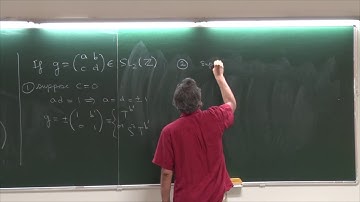 A Short Course on Modular Forms by Prof. M. Ram Murty, Lecture 2: The Modular Group