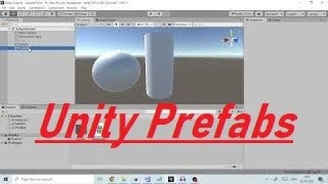 Unity 3D Prefabs - Usage, Creation, Overrides and Editing a Prefab from its Instances