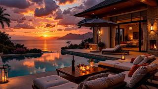 Dreamy Bossa Nova & Gentle Ocean Waves - Sweet Jazz On A Balcony Overlooking The Sunset Seaside Vibe screenshot 5