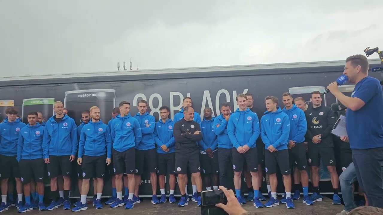 2.7.2023 Hansa Rostock Familien und Fantag Mannschaftsvorstellung FC.Hansa Rostock