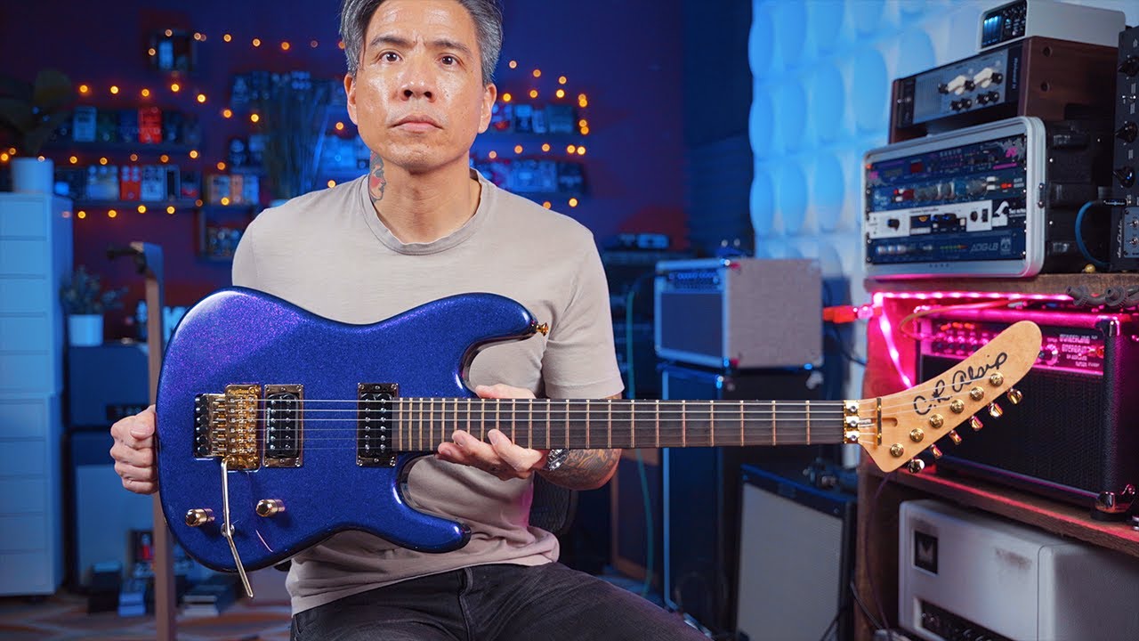 C.R. Alsip Neptune FR Purple Flake | Boutique Superstrat - YouTube