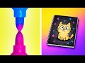 SCHOOL ART HACKS YOU NEED! Creative Ideas for Students By 123 GO! Live