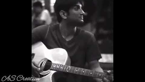 Sushant Singh Rajput Playing Dil Bechara song on Gitaar | unseen video