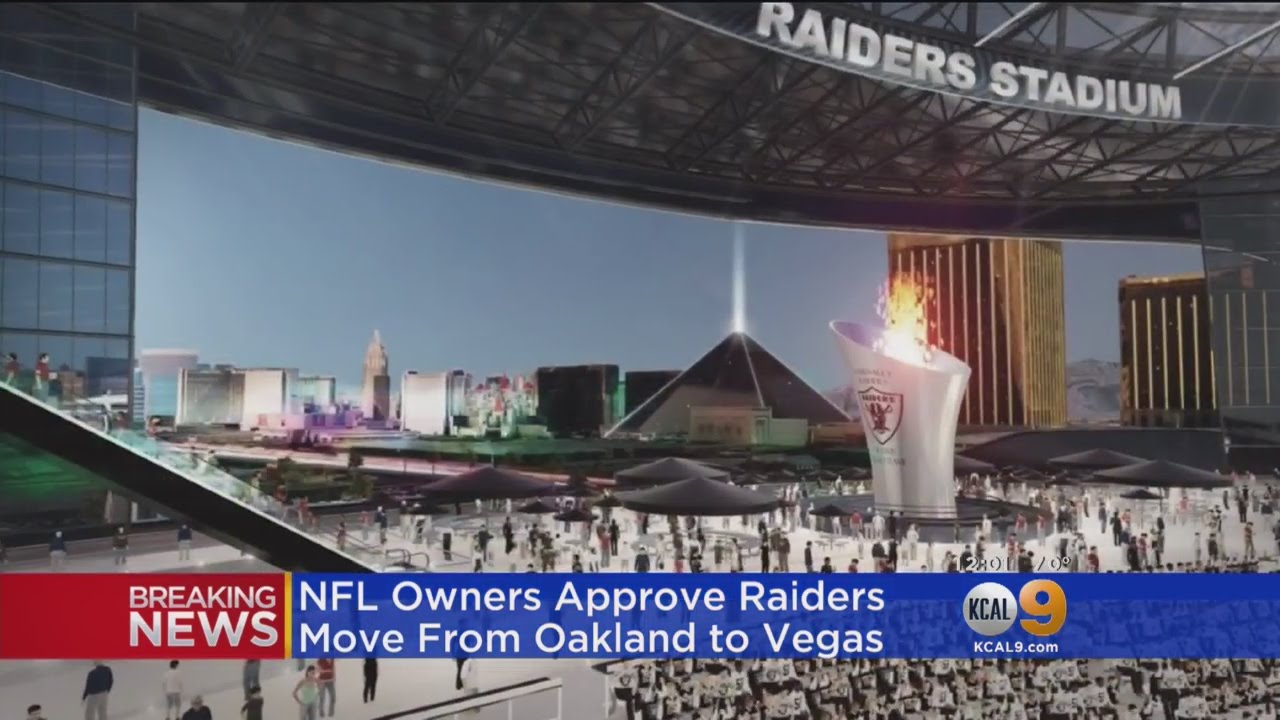 NFL Approves Raiders' Move To Las Vegas - YouTube