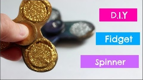 DIY Fidget Spinner No Bearings! | Polymer Clay