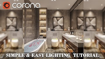 Corona Renderer Lighting tutorial photorealism in 3ds max