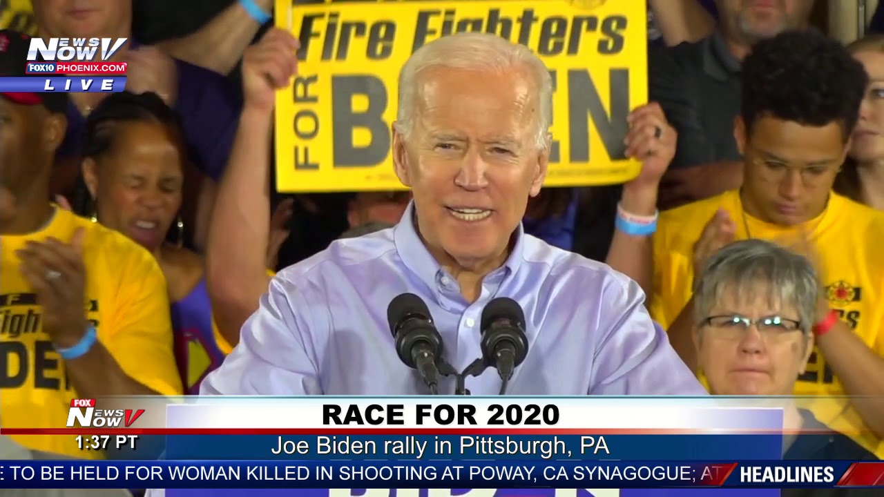 Full Rally Joe Biden S First Rally In 2020 Campaign Youtube