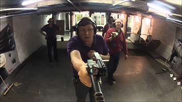 gopro on the shooting range