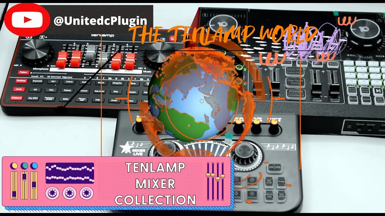 gamingaudio TENLAMP G3, X3, G10, MIXERs/ #soundcard