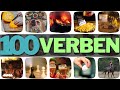 #206 | 100 Verben mit Beispielen - 100 verbs in german with examples | Deutsch lernen durch Hören