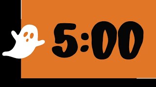 5 Minute Cute Halloween Ghost Timer (Silent)
