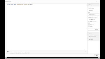 Qlik Sense Aggr Functions