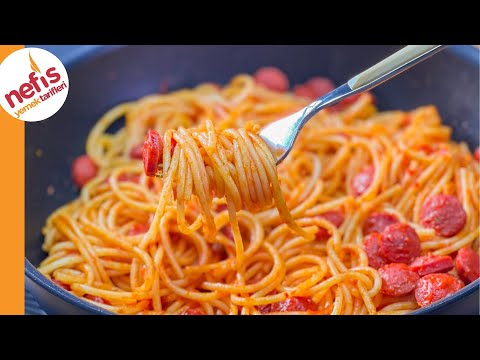 Sosisli Spagetti Makarna Tarifi | Nasıl Yapılır?