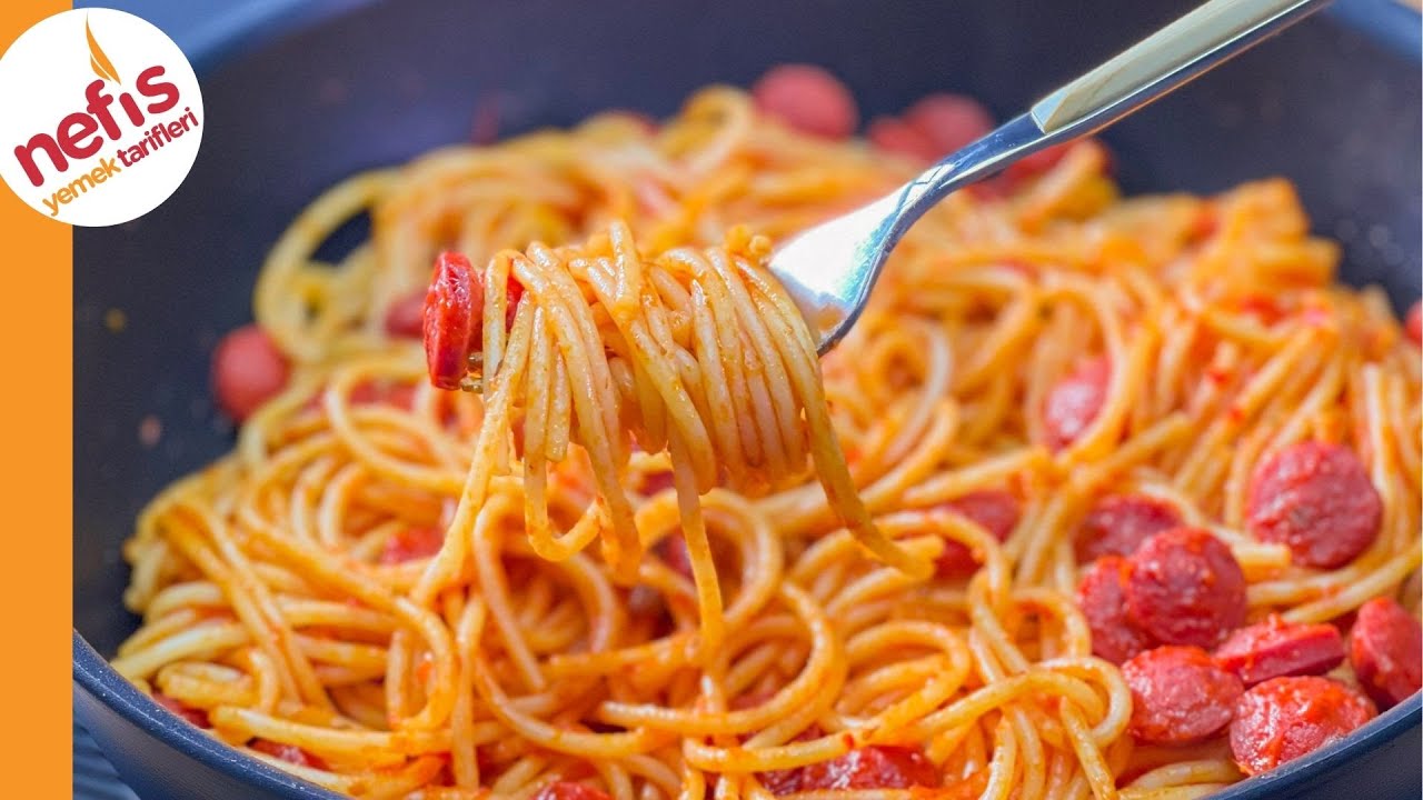 Sosisli Spagetti Makarna Tarifi | Nasıl Yapılır?